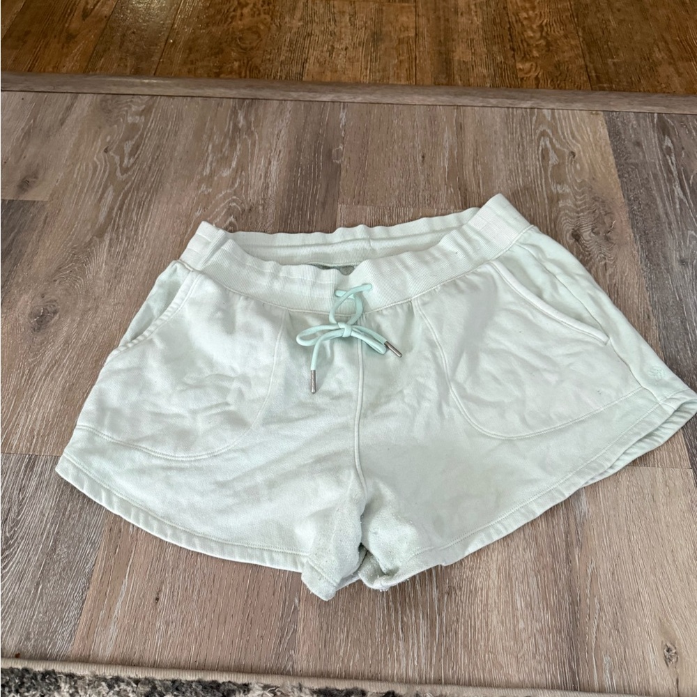 Women's Mint Green Casual Shorts